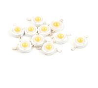 sourcingmap 10 diodes électroluminescentes LED blanc chaud, 1 W 100 lumens
