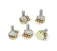 sourcingmap 10 K Ohm linéaire Taper potentiomètre Rotatif 10KB B10K Pot 5pcs