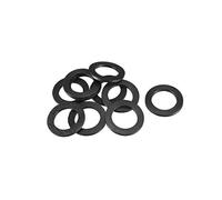 Sourcingmap 10 pcs 16 mm x 24 mm x 2 mm en Caoutchouc Huile d'étanchéité Joints toriques Rondelle Joint Noir