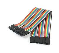 Sourcingmap 10 pièces 20cm 2.54mm 3P-3P Femme/Femme Connecte Fil De Connexion Câble Ligne