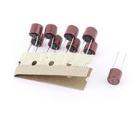 sourcingmap 10 Pièces T6.3A 6. 3 A 250V TR5/5 TR Miniature Micro Fusible Lente