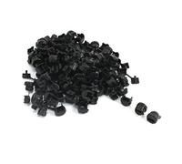 sourcingmap 100 pcs 7 mm Largeur Nylon Fil plat Cordon Clip Clamp Strain Relief bushing