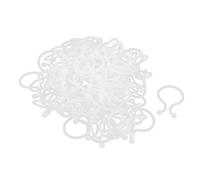 sourcingmap 100 Pcs Beige Forme U Câble de Verrouillage Fils métalliques 22mm Dia