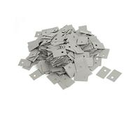 Sourcingmap® 1000 pcs Silicone thermique Dissipateur Insulator Pads 19 Mmx13mmx0.3 mm Gris pour boîtier To-220