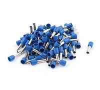 sourcingmap 100pcs 6mm2 Embout de Câble Embout de Câblage Cosse à Sertir électrique Fil Sertissage Borne Connecteur Terminal Isolé Bootlace Ferrule Bleu