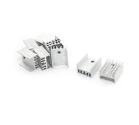Sourcingmap 10pcs 20mm X 15mm X 10mm Refroidisseur Dissipateur Aluminium Fin Transistor