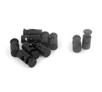 Sourcingmap 10pcs Arrêt de Cordon Serrure de Cordon Verrou de Cordon à Ressort bloqué Cordon Glisser Cordon pour Vêtement Sac Lacet Camping en plastique
