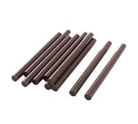 sourcingmap 10pcs Bâtons de colle thermofusible 7x100mm Café Couleur pour Pistolet à Colle Fer à Souder