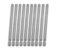 sourcingmap 10pcs embouts de tournevis à pointe hexagonale magnétique 1/4" x 100 mm x 6 mm