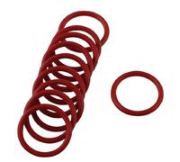 sourcingmap 10pcs Joint Torique en caoutchouc Rouge Filtre à huile Joint d'étanchéité Joint Torique 20 mm x 16 mm x 2 mm