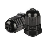 sourcingmap 10Pcs M68 IP12 Câble TRS Farce Gland contre-écrou 3mm noir-6.5mm fil Dia