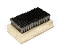 sourcingmap 11 cm en acier inoxydable manche en bois pour Anilox Rouleau brosse de nettoyage