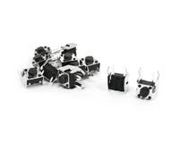 sourcingmap 11 Pcs2 Broches Contact Momentané Tactile Bouton Poussoir Micro Interrupteur