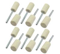 sourcingmap 12 PCs polissage polissage 3 mm queue 10 mm dur cylindrique feutre Bobs
