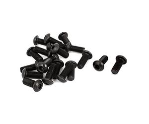 sourcingmap 16-24 5/16 "x 3/4 UNF en acier allié -10.9 à tête bouton de 20