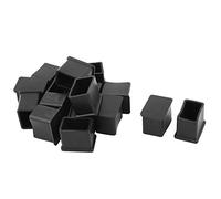 Sourcingmap 16pcs Embout Pied Chaise Bouchon Tampon Capuchon Protection Jambe Meuble Plancher en Caoutchouc 30 x 20 mm