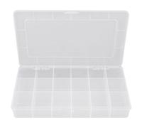 sourcingmap 18 compartiments en plastique composants électroniques Boîte de rangement cas Container