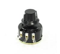 sourcingmap 2.2 K Ohm Potentiomètre rotatif bobiné à filetage unique avec bouton 10 mm