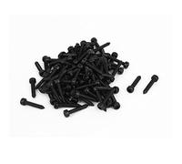 sourcingmap 2,6 mm x 14 mm Tige à tête en acier carbone Vis auto-Lot de 100