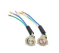 Sourcingmap 2 pcs 3 Fils pour Moto Phare Fils Harnais connecteur Prises pour Jh70