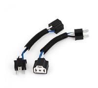 Sourcingmap 2 pcs en céramique femelle vers Male Wired Harnais Adpater lumière Socket H4