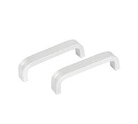 sourcingmap 2 Pcs Poignée de Meuble Armoire Placard Tiroir Porte 70mm Longueur Alliage Ton Argent