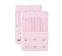 Sourcingmap 2 x 2 brancher Strechy Bra Extender Sangle de soutien-gorge élastique extensible Multi Color femme dame rose 2 rangées 3 hooks 2 pièces
