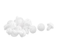 sourcingmap 20 Clips Pcs plastique blanc Splash Guard Rivet 8mm x 13mm x 18mm