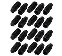 Sourcingmap 20 pcs M8 x 20 mm Alliage Acier hexagonale Douille disque Chien point Vis sans tête