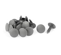 Sourcingmap 20 Pcs Rivet Plastique Boucle Plafond Doublure Garniture Panneau Clip de Fixation Gris