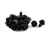 sourcingmap 20 Rivet en plastique de Type poussoir Clips 10 mm x 20 mm x 20 mm
