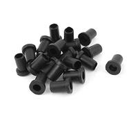 sourcingmap 20pcs 14mmx5mm Manchon Cordon Protecteur Fil d'alimentation Sortie de Machine Gaine Passe-câble Passe-Fil Coffre pour Aviation Prise