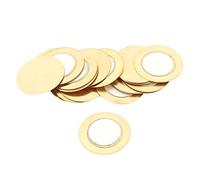 Sourcingmap 20Pcs Buzzer piézo céramique Disque avertisseur sonore 20mm Dia étanchéité Rond