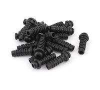 Sourcingmap 20pcs Manchon Cordon Protecteur Fil d'alimentation démarrage Sortie de Machine Gaine Passe-câble Passe-Fil 27mmx7mmx4mm Micro