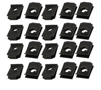 sourcingmap 20pcs Monter M3/Vis ST3.5 65mn Vitesse Acier fixage U 12.7mmx9mm