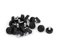 sourcingmap 20pcs Pieds de Nivellement Meuble Réglable Pied Réglable Patin de meuble Jambe Pied de Table Chaise Base Protection Plancher 8 Trous M8 Filetage Dia