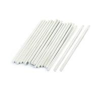 sourcingmap 20pcs Tige Acier 2mm Dia 50mm Longueur Barres rondes en métal pour voiture RC