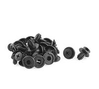 sourcingmap 20Pcs Universel Plastique Véhicule Rivets de Fixation de Garde-boue Pare-chocs Vis Corps