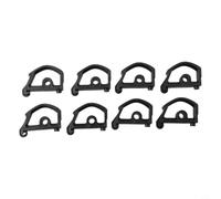 Sourcingmap 242416-00 Lot de 8 ressorts de verrouillage de table robustes Noir Pour WM225 WM425 79-032 79-033-BDK 79-034