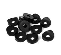 sourcingmap 25mm x 8mm x 9mm en plastique ronde printemps Deck Rondelles Fermeture Noir Lot de 12