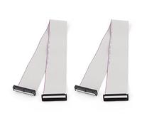 sourcingmap 2pcs Câble Nappe FC40P 40-Pin IDC Socket Extension Plat Câble Ruban Fil 50cm