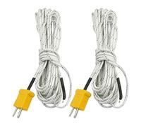 sourcingmap 2pcs K Type 0-400C Thermocouple Sonde Senseur 5 Mètre for Thermomètre