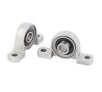 sourcingmap 2PCS KP000 alésage 10 mm diamètre vertical Align palier lisse bride montage
