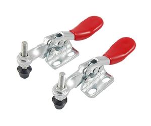 sourcingmap 2pcs Pinces à bascule horizontales en métal 27Kg 60 Lbs Capacité de maintien