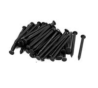 Sourcingmap® 3,8 cm Longueur en acier carbone point Pointe murale Ciment à ongles Noir 50 pcs