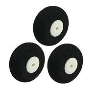 Sourcingmap 3 pièces modèle RC Avion Light éponge Pneu Queue Roue 30mm 3cm