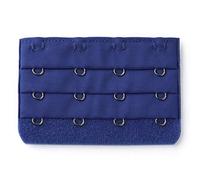 sourcingmap 3 x 4 pcs Chers Soutien-gorge Extenseurs sangle crochet Bleu foncé Taille unique