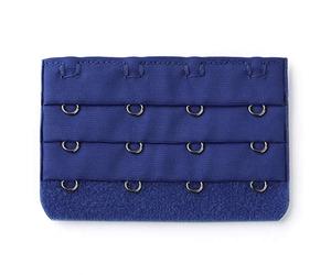 sourcingmap 3 x 4 pcs Chers Soutien-gorge Extenseurs sangle crochet Bleu foncé Taille unique