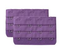 Sourcingmap 3 x 4 pcs Chers Soutien-Gorge Extenseurs Sangle Crochet Bourgogne Taille Unique