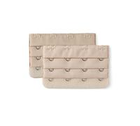 Sourcingmap 3 x 4 pcs Chers Soutien-gorge Extenseurs sangle crochet Couleur de peau-2 Taille unique